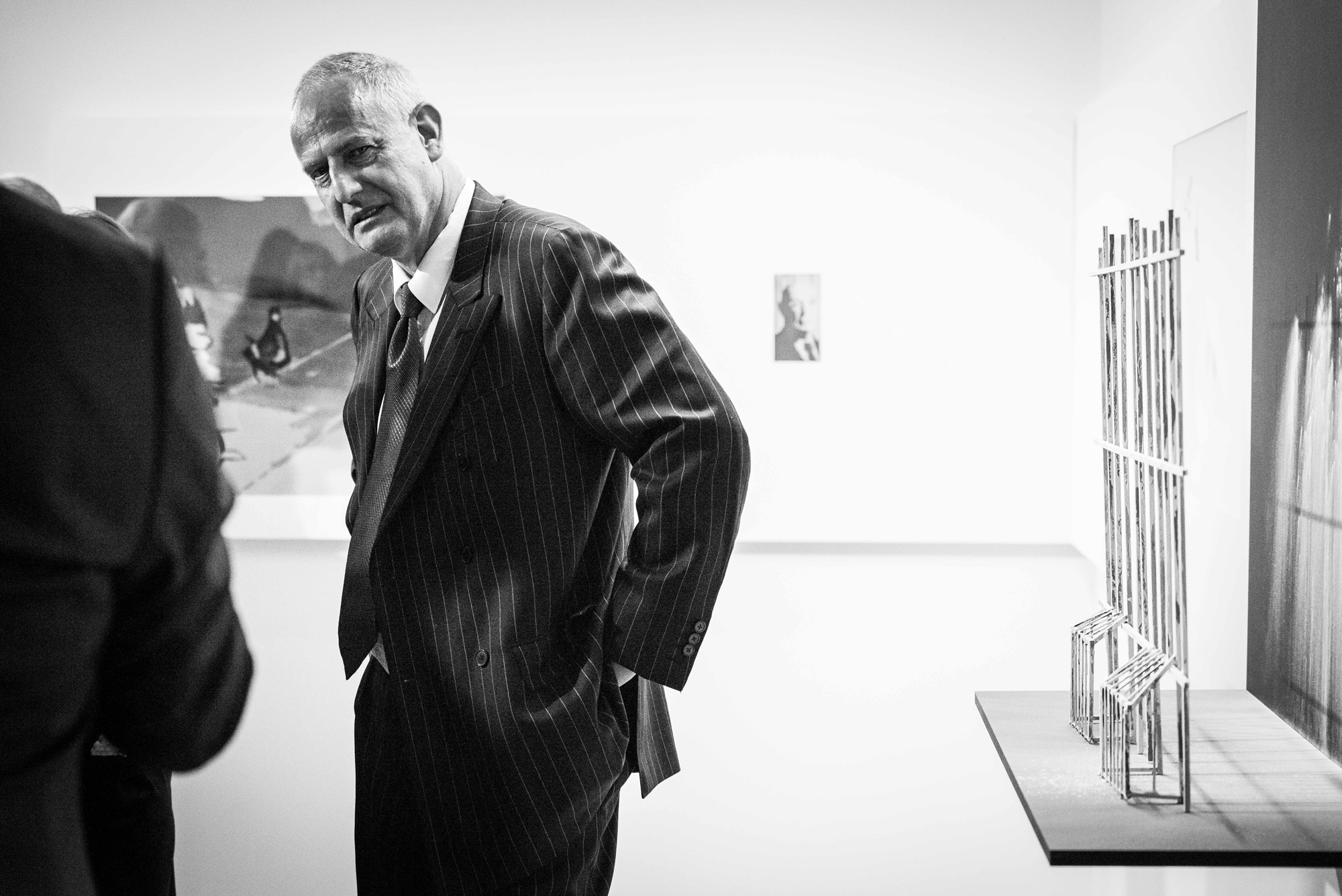 Vue de salle de l'exposition Luc Tuymans