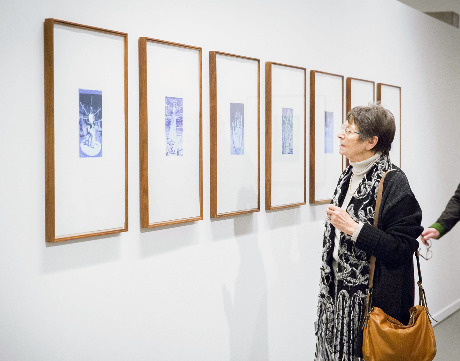 Vue de salle de l'exposition Luc Tuymans