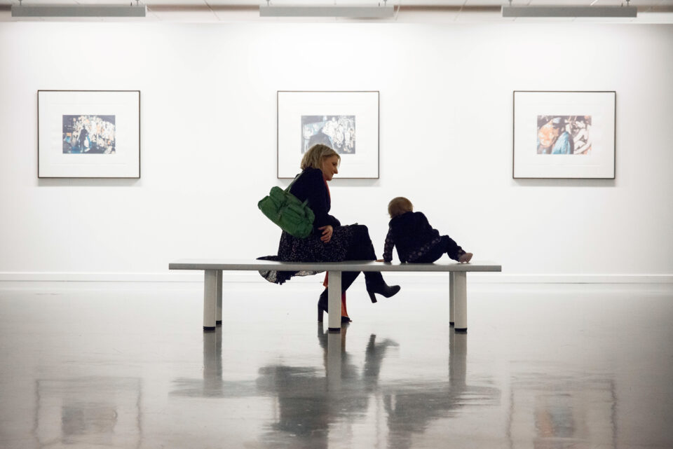Vue de salle de l'exposition Luc Tuymans