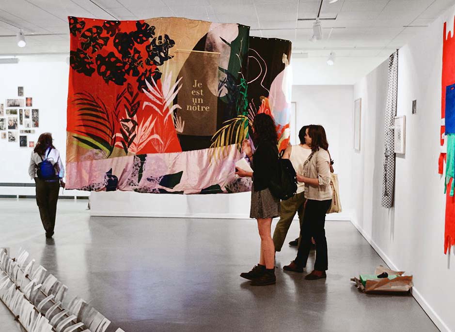 Vue de salle exposition Overprint overpr!t