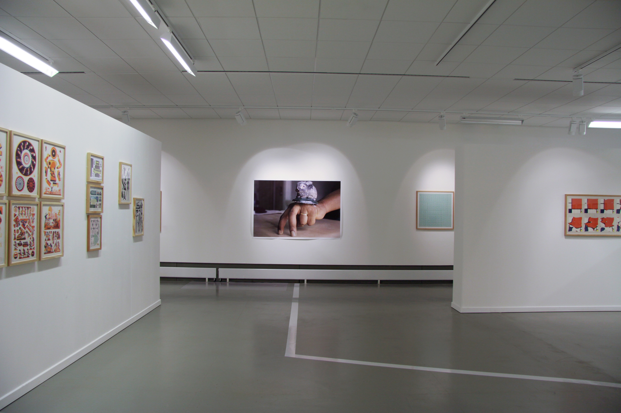 Vue de salle exposition tralala l'art